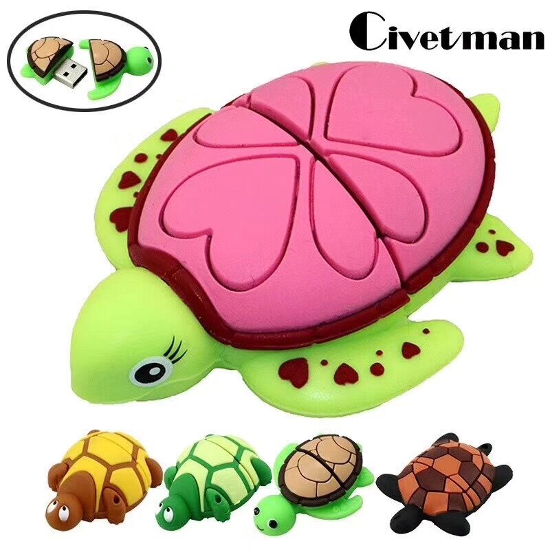 Tortoise PVC USB Stick