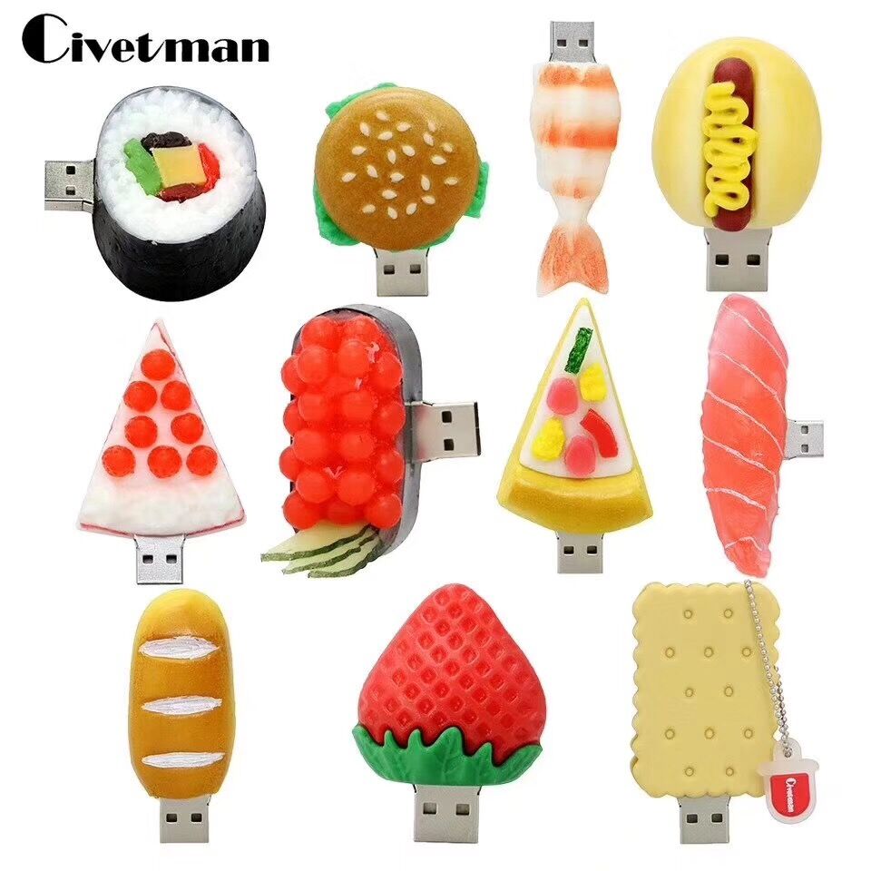 Fruit Shape PVC USB Stick