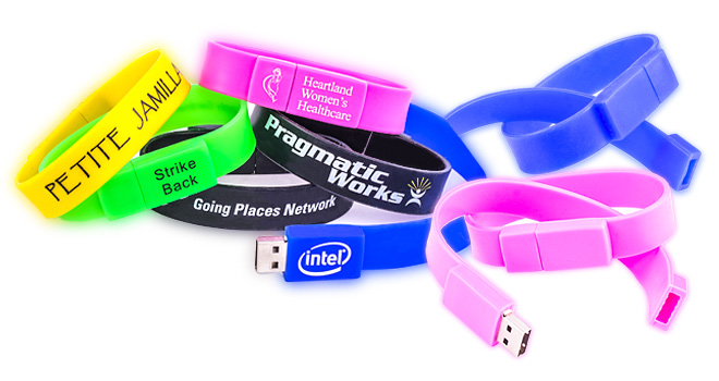 Classic Wristband/Bracelet USB Flash Drive