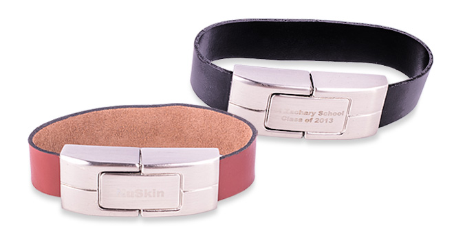 Leather Wristband/Bracelet USB Flash Drive