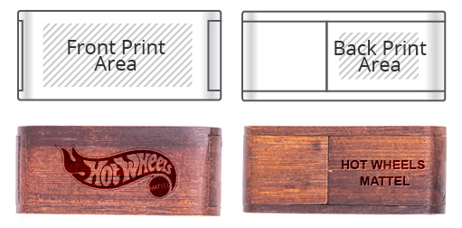 Wooden Flip USB Stick